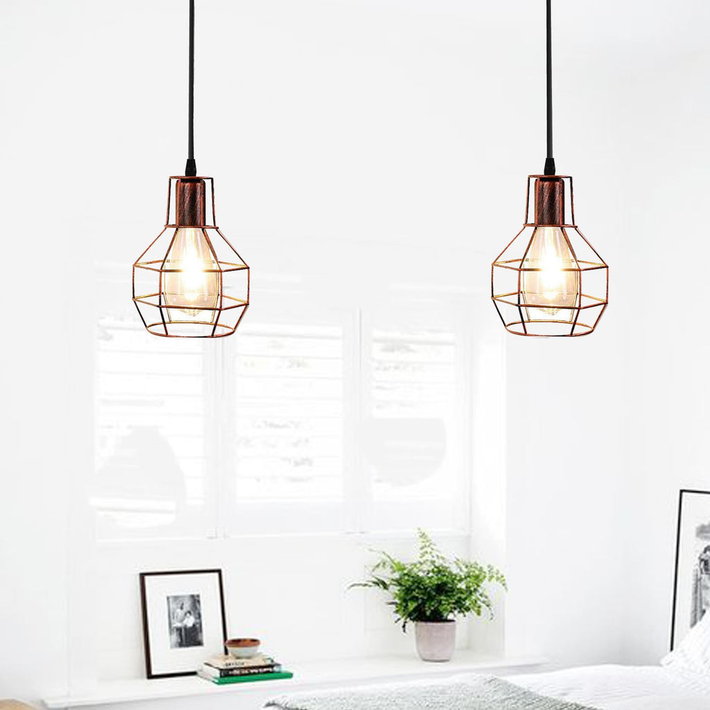 The Kelbrook Pendant — Adjustable Twin Cage Cluster