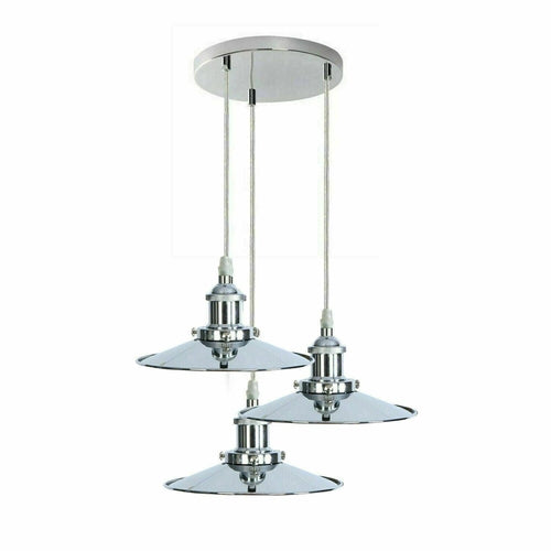 The Hartcliffe Cluster — 3-Light Chrome Pendant