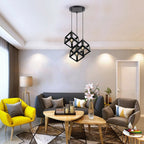 The Prismara Pendant — 3-Cluster Geometric Cube