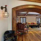The Pemberton Sconce — Pipe Cage Wall Light