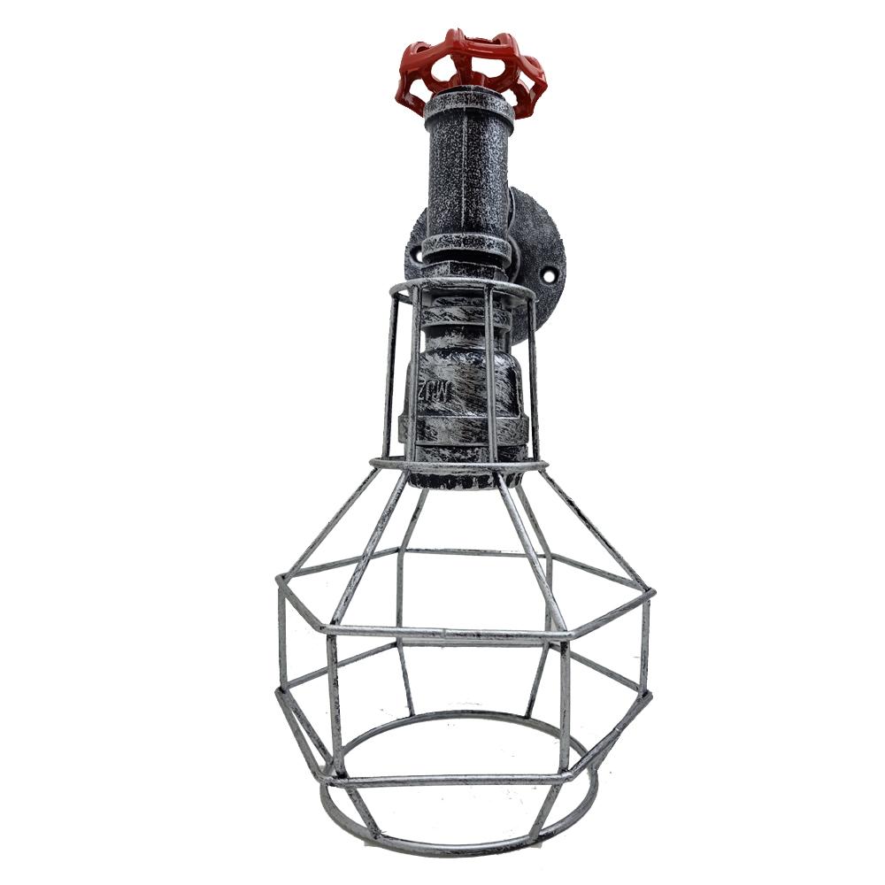 The Pemberton Sconce — Pipe Cage Wall Light