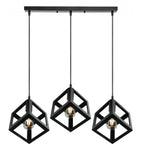 The Prismara Pendant — 3-Cluster Geometric Cube