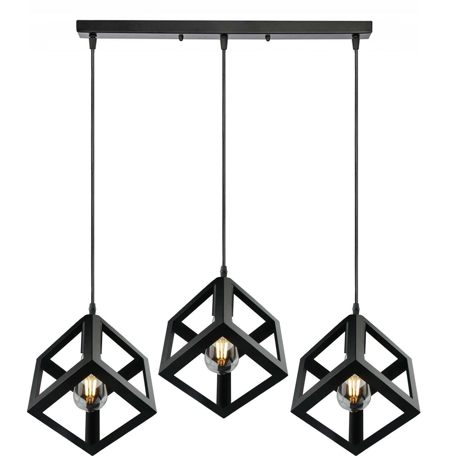 The Prismara Pendant — 3-Cluster Geometric Cube