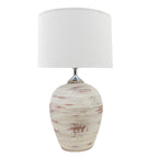 The Amara Lamp — Rustic Ceramic, Cream