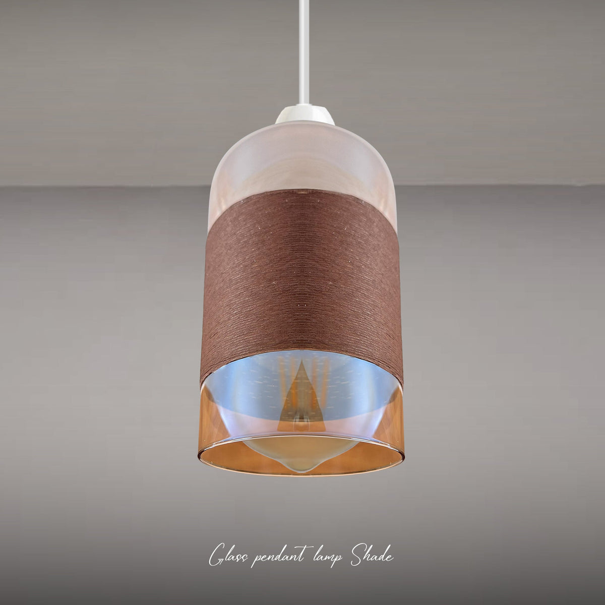 The Fleurine Shade — Floral Glass, Chrome Finish
