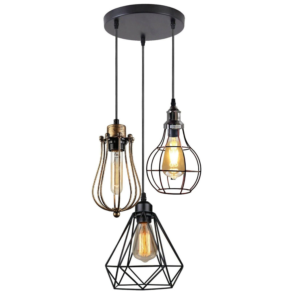 The Trellica Pendant — Triple Cage Cluster