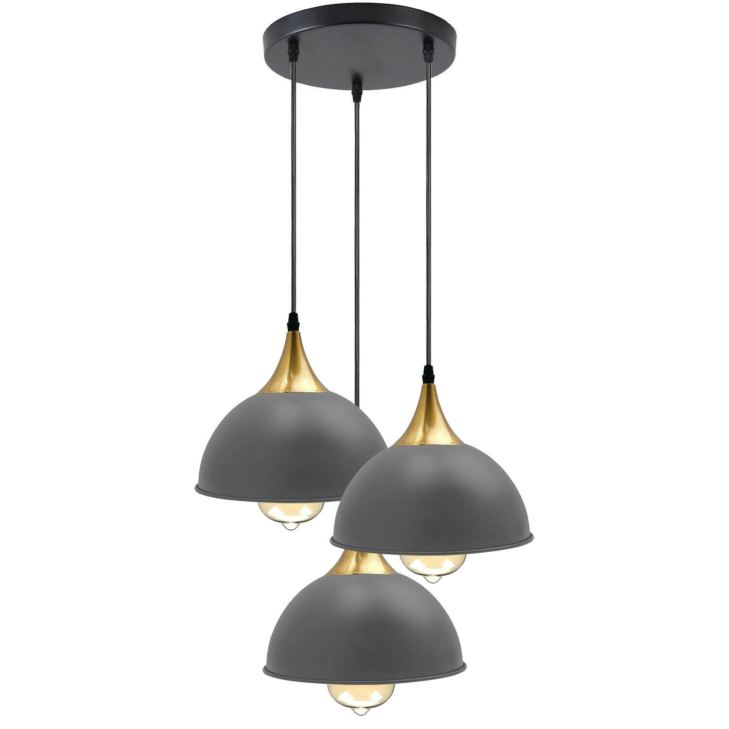 The Rennick Pendant — 3-Light Dome Cluster Ceiling Light