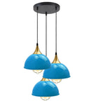 The Azure Ceiling Pendant — Blue Dome Cluster