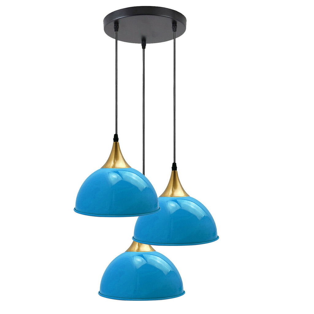 The Azure Ceiling Pendant — Blue Dome Cluster