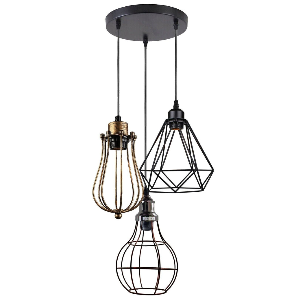 The Trellica Pendant — Triple Cage Cluster
