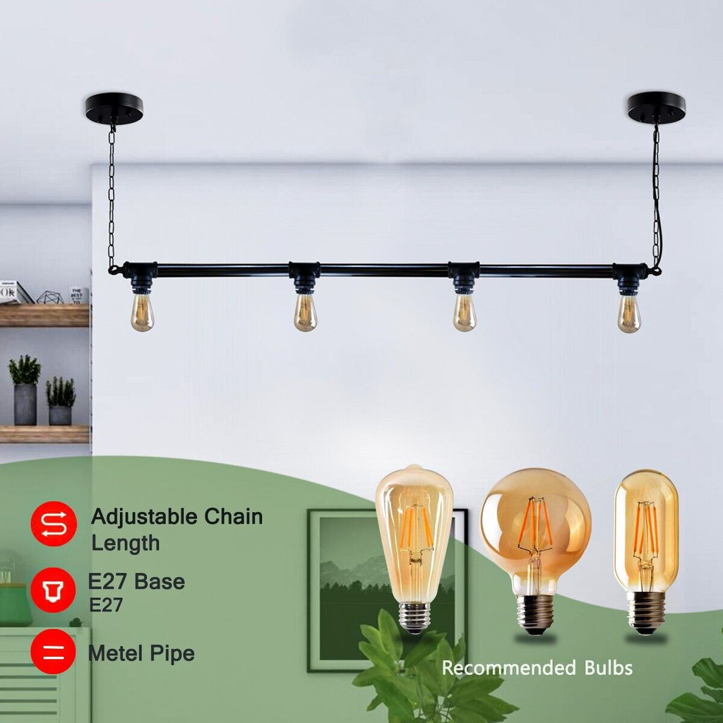 The Sherbourne Bar — 4-Way Industrial Pipe Light