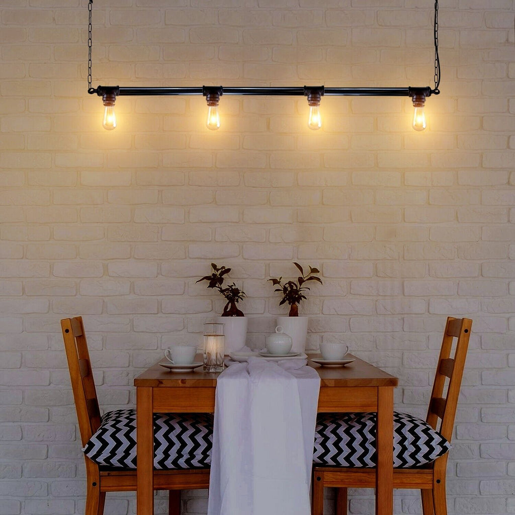The Sherbourne Bar — 4-Way Industrial Pipe Light