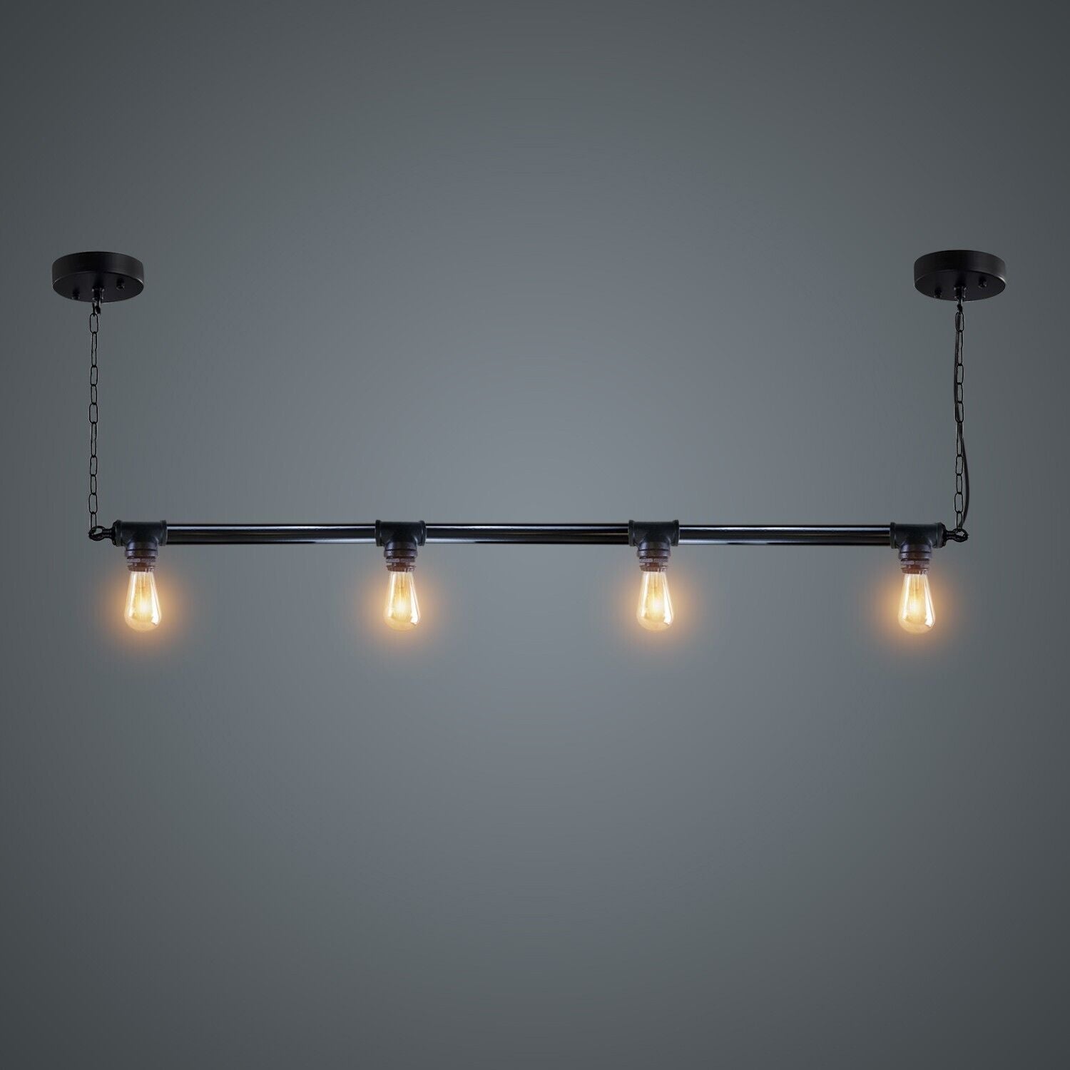 The Sherbourne Bar — 4-Way Industrial Pipe Light