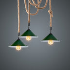 The Marrowdale Pendant Chandelier — Hemp & Cone (3-Head)