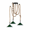 The Marrowdale Pendant Chandelier — Hemp & Cone (3-Head)