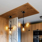 The Wrenhurst Pendant — Black Industrial Pipe Chandelier