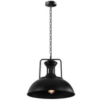 The Blackwell Pendant — Chain-Hung Industrial Dome Light
