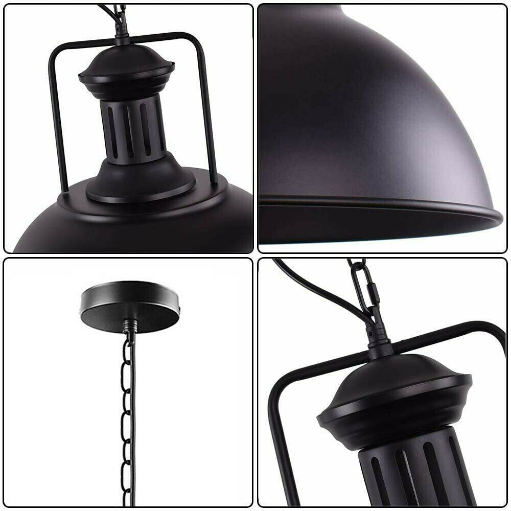 The Blackwell Pendant — Chain-Hung Industrial Dome Light