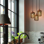 The Ferrovia Pendant — 3-Way Cage Cluster