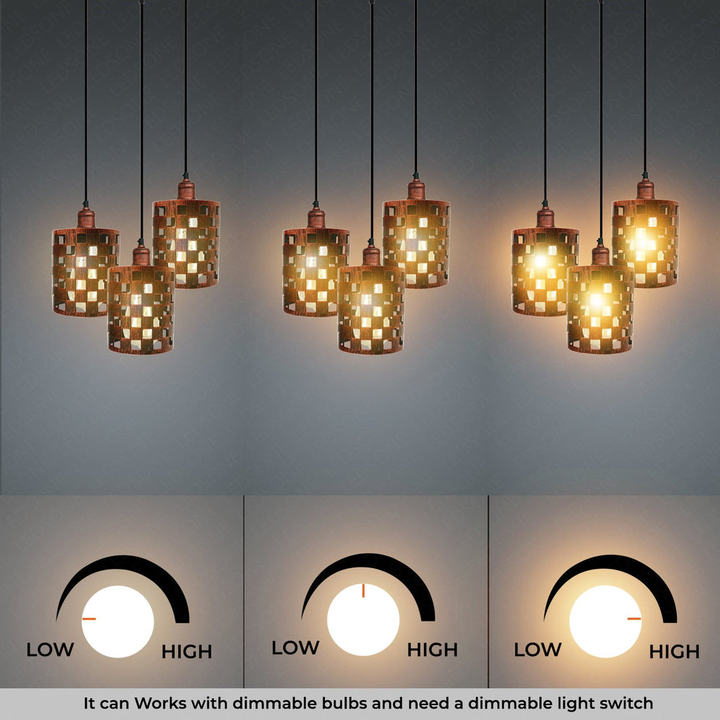 The Ferrovia Pendant — 3-Way Cage Cluster