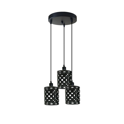 The Ferrovia Pendant — 3-Way Cage Cluster
