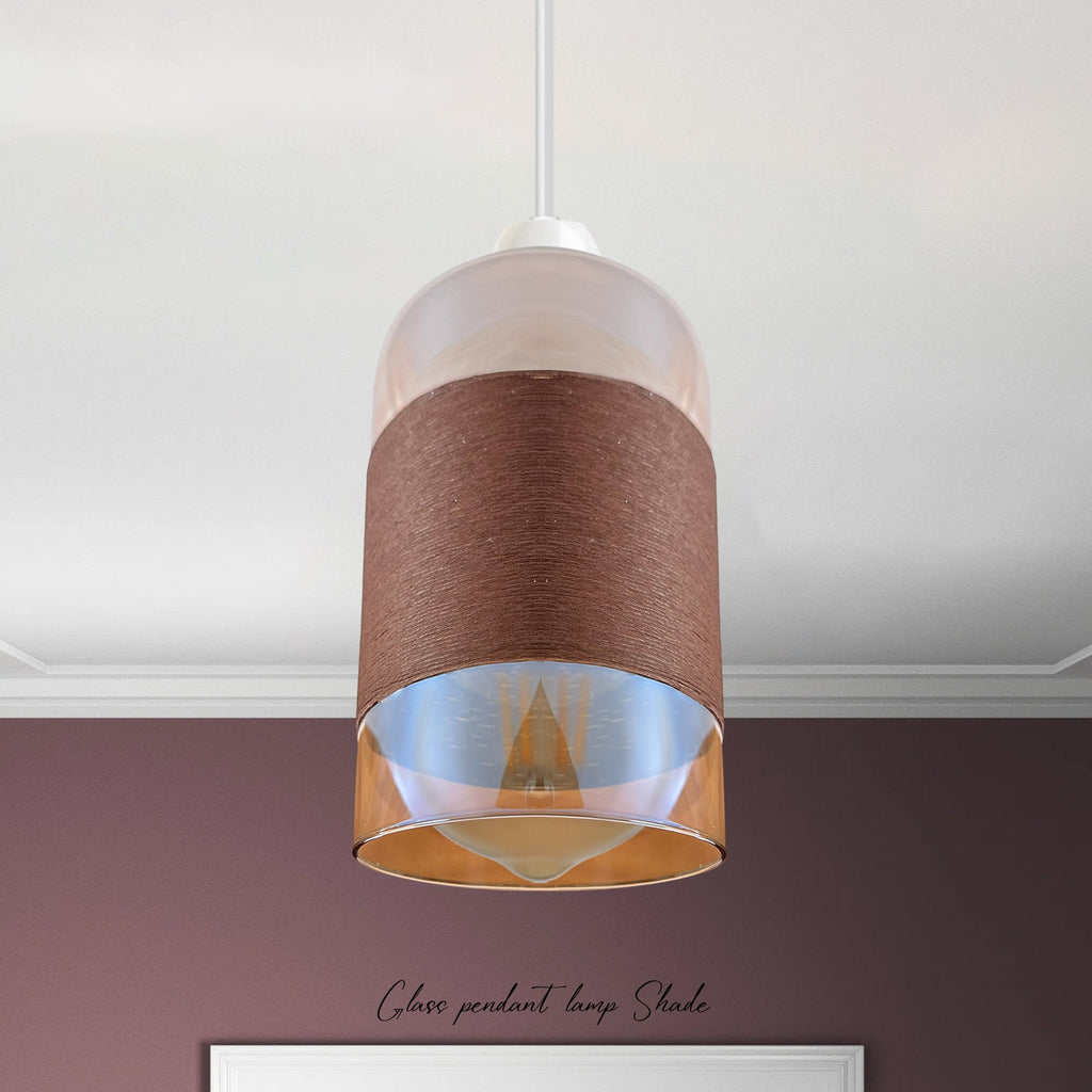 The Fleurine Shade — Floral Glass, Chrome Finish