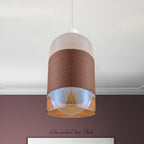 The Fleurine Shade — Floral Glass, Chrome Finish