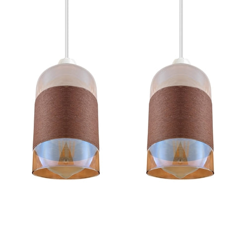 The Fleurine Shade — Floral Glass, Chrome Finish