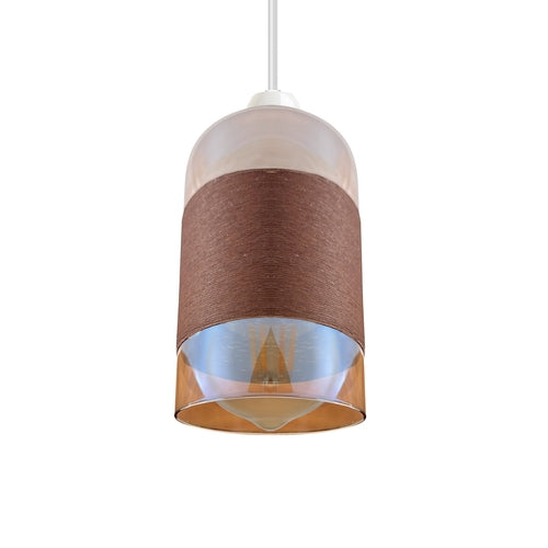 The Fleurine Shade — Floral Glass, Chrome Finish