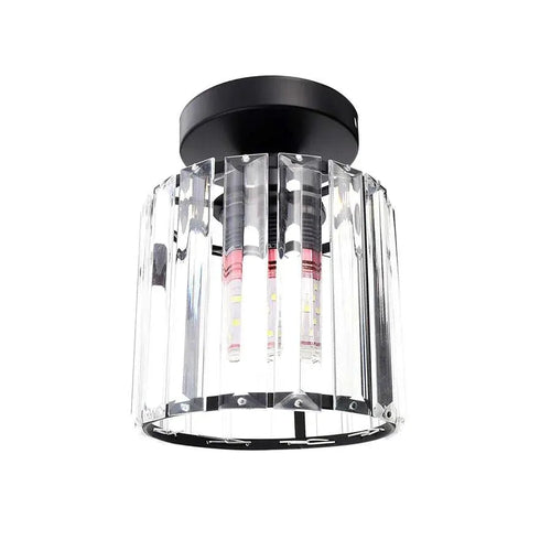 The Aldwych Light — Art Deco Crystal Flush Ceiling Light