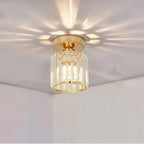 The Aldwych Light — Art Deco Crystal Flush Ceiling Light