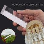 The Aldwych Light — Art Deco Crystal Flush Ceiling Light