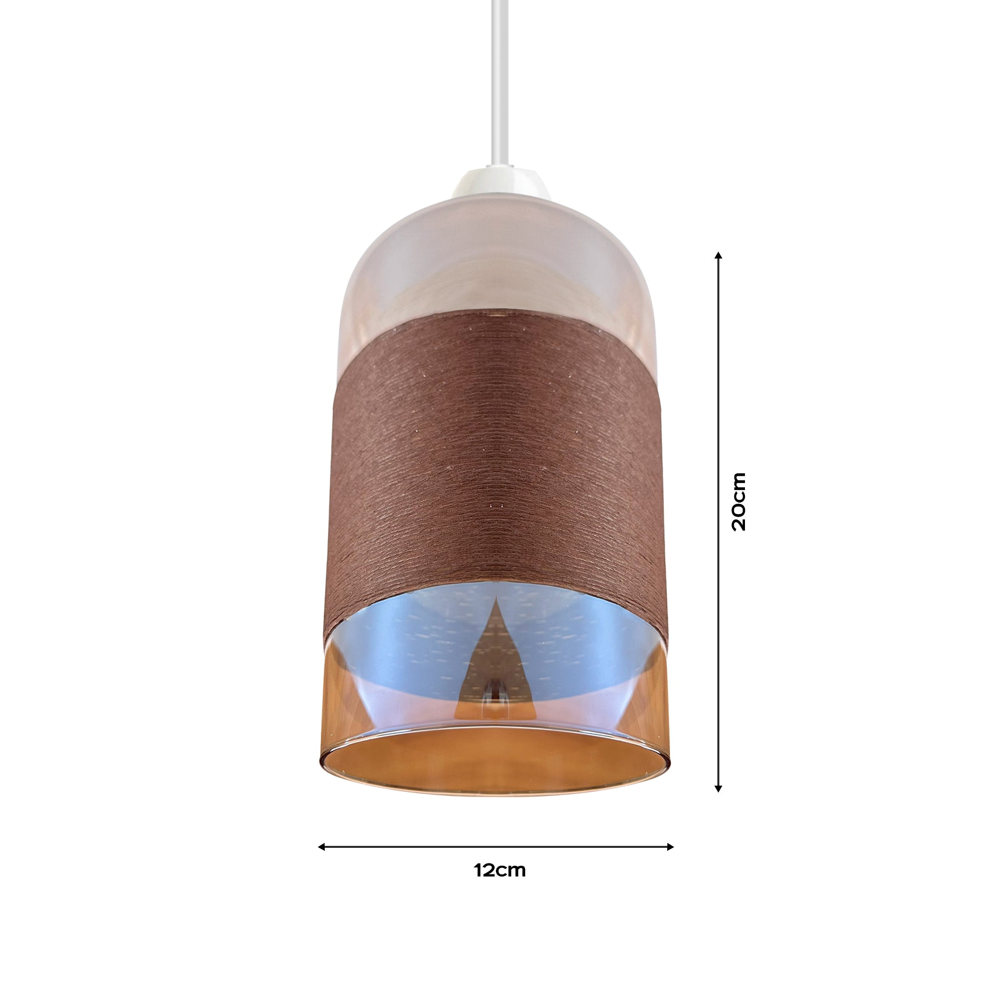 The Fleurine Shade — Floral Glass, Chrome Finish