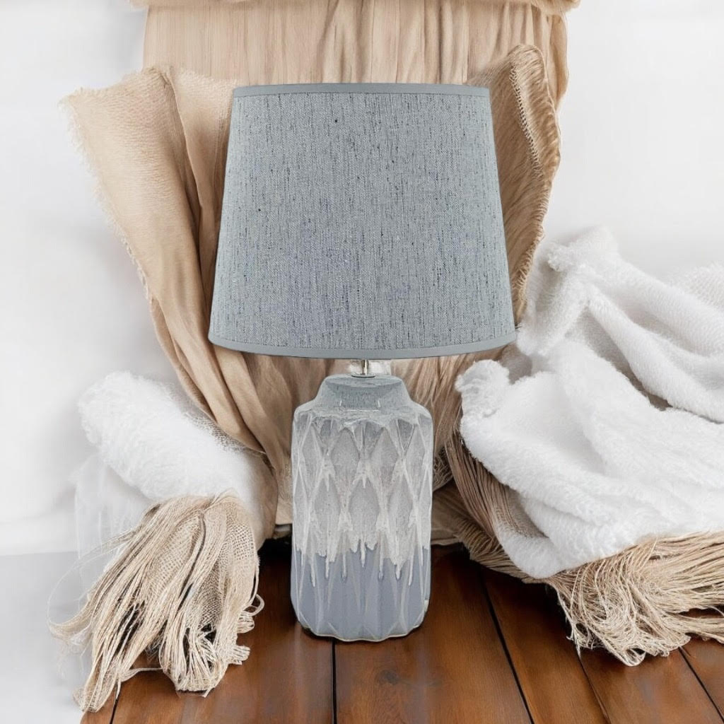 The Silvermarl — Two-Tone Ceramic Table Lamp