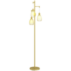 The Corvin Floor Lamp — 3-Cage Industrial Standing Lamp