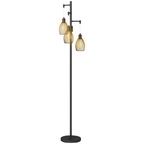 The Corvin Floor Lamp — 3-Cage Industrial Standing Lamp