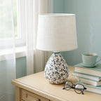 The Bramble Table Lamp — Floral Ceramic Bedside Lamp