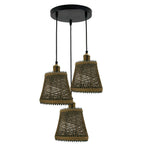 The Reedfall Pendant — 3-Arm Rattan