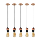 The Foxglove Pendant Set — Rose Gold (5-Drop)