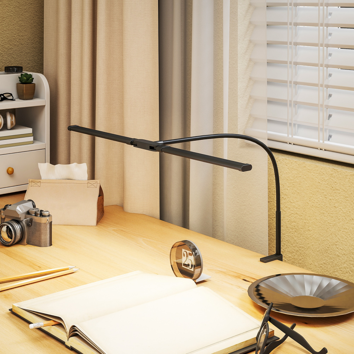 The Merrowvale — Dual-Head LED Task Lamp