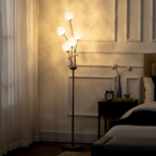 The Aveline Floor Lamp — 5-Light Crystal Bloom Standing Lamp