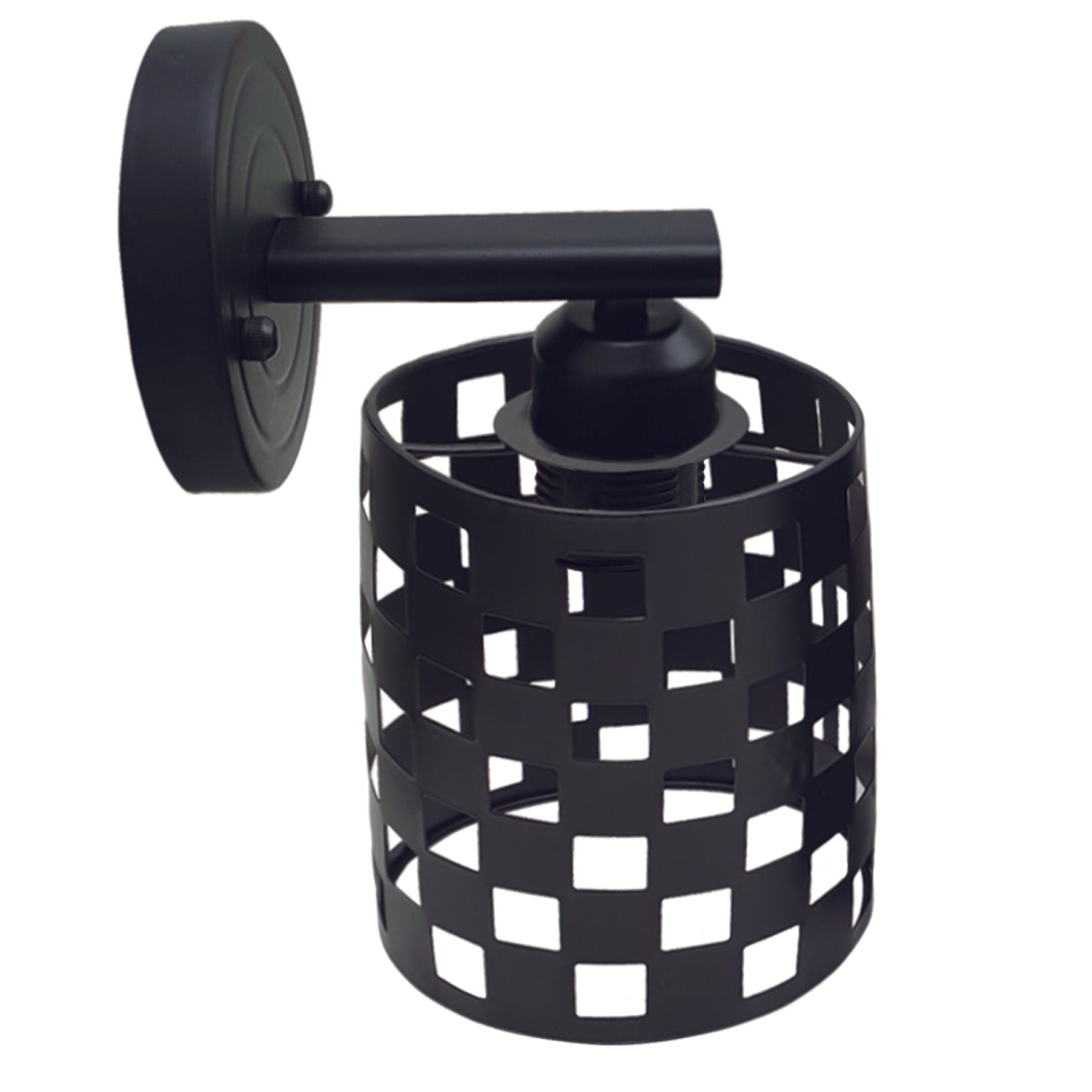 The Barleycroft Wall Light — Perforated Cage Sconce