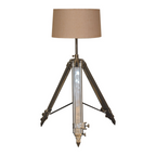 The Voyager Floor Lamp — Chrome Tripod Standing Lamp