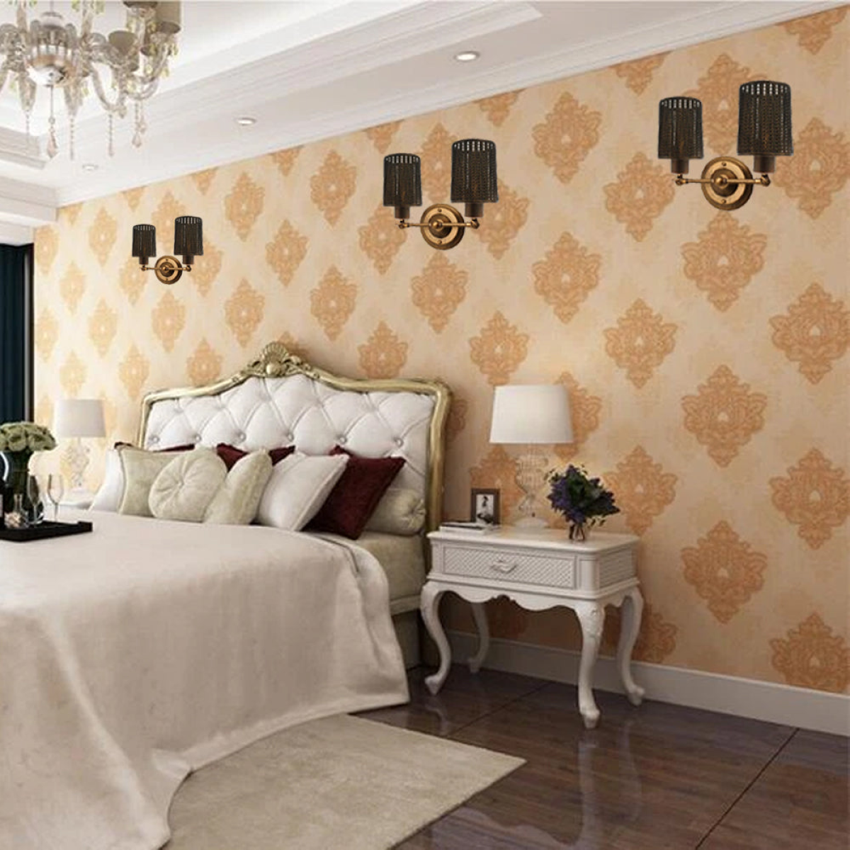 The Kentwold Wall Light — Twin Arm Brass Sconce