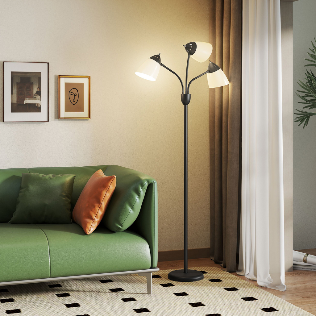 The Harlan Floor Lamp — 3-Arm Tree Standing Lamp