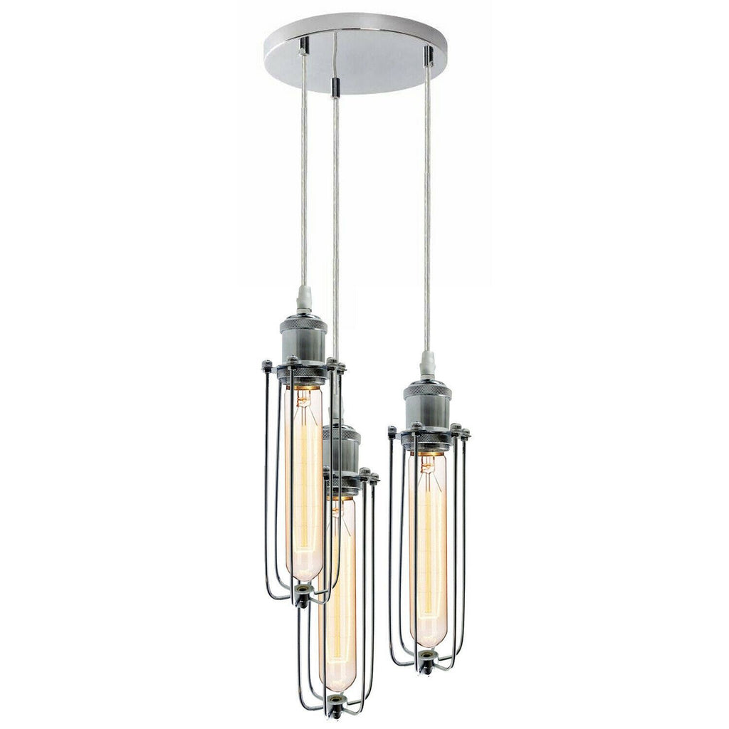 The Trinity Pendant — 3-Way Cluster, Chrome