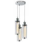 The Trinity Pendant — 3-Way Cluster, Chrome