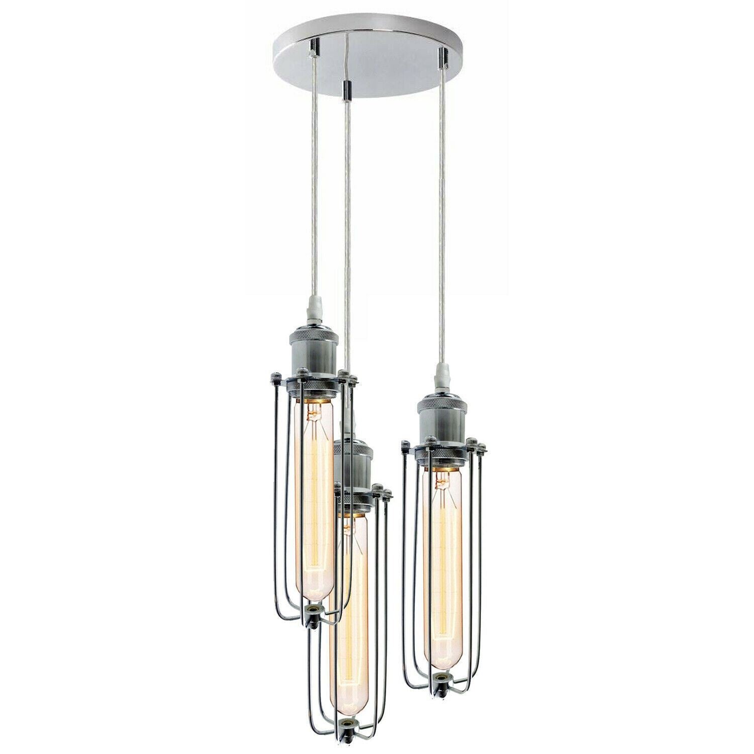 The Trinity Pendant — 3-Way Cluster, Chrome