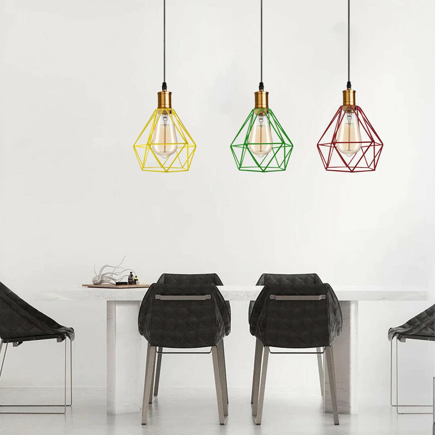 The Prism Pendant — Faceted Cage, Multiple Finishes