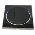 The Obsidian Switch — Black Glass, Round, Triple